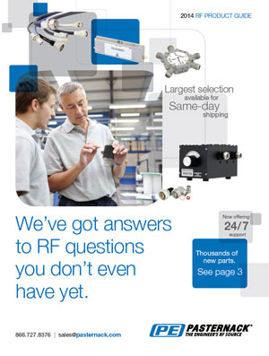 Pasternack's 2014 RF Product Guide